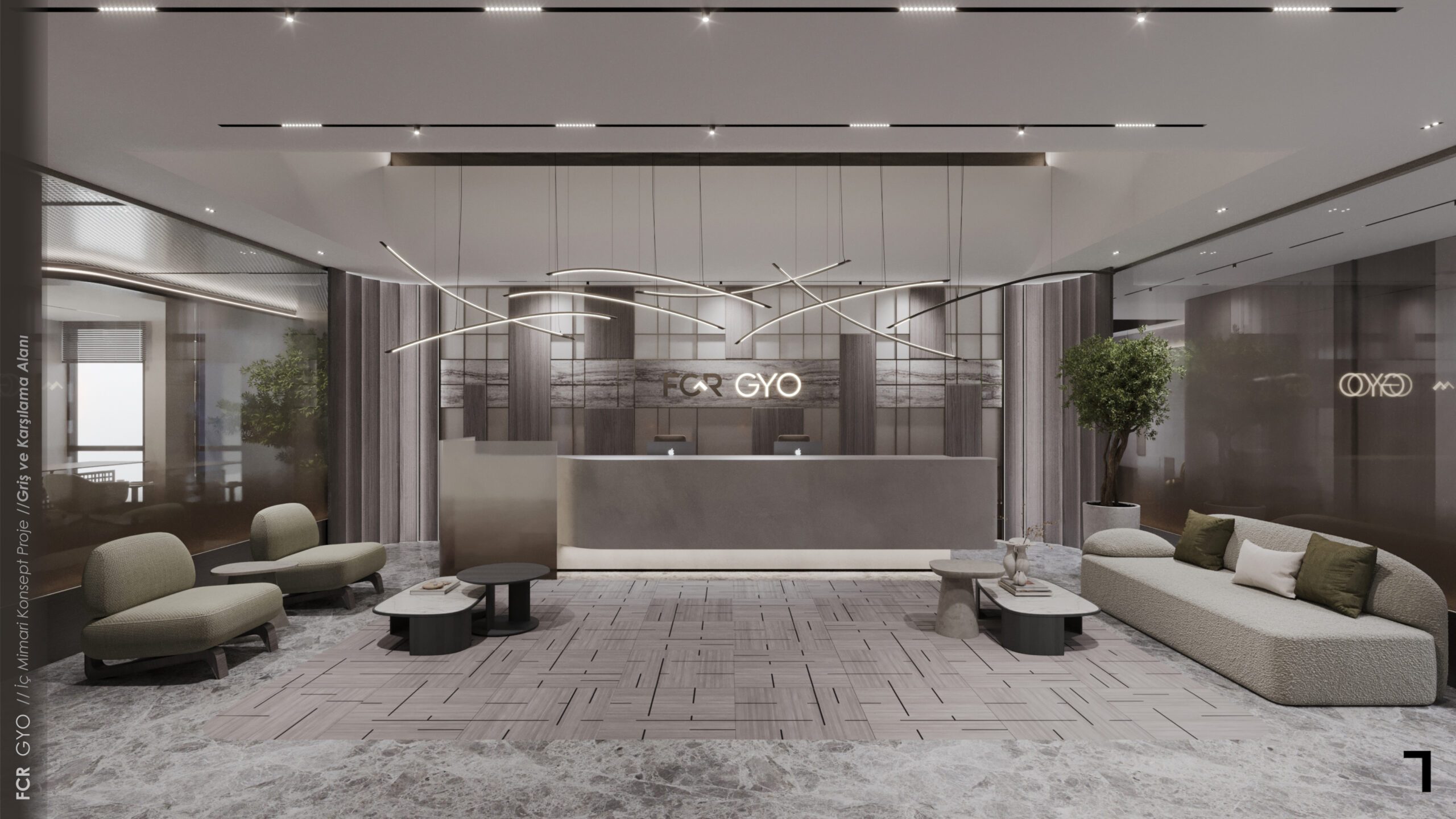 FCR GYO // Genel Merkez // Ofis Tasarımı